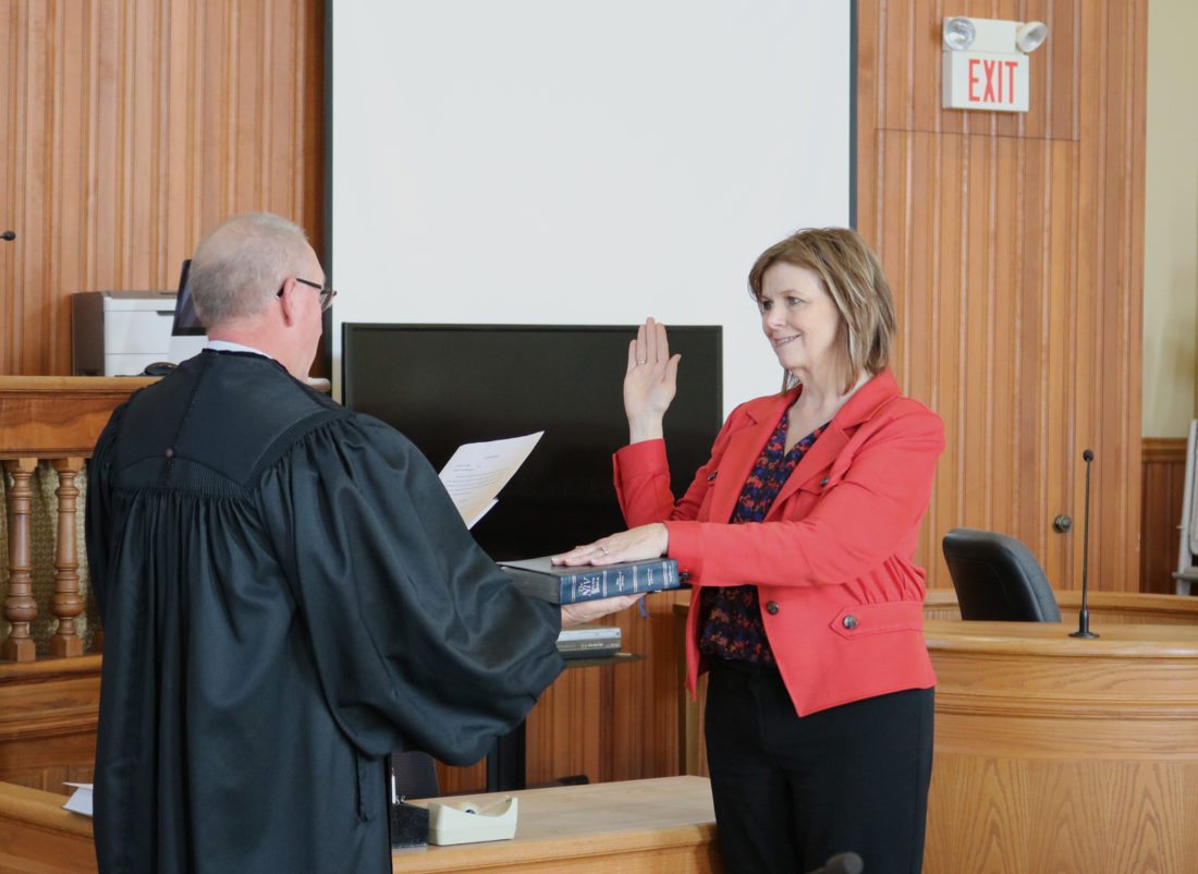 Benson assumes auditor post News, Sports, Jobs Times Republican